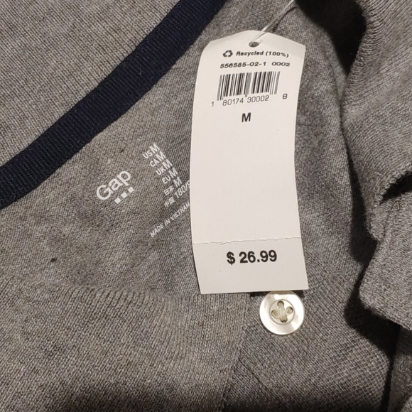 Men's grey polo lot school uniform - Picture 2 of 4